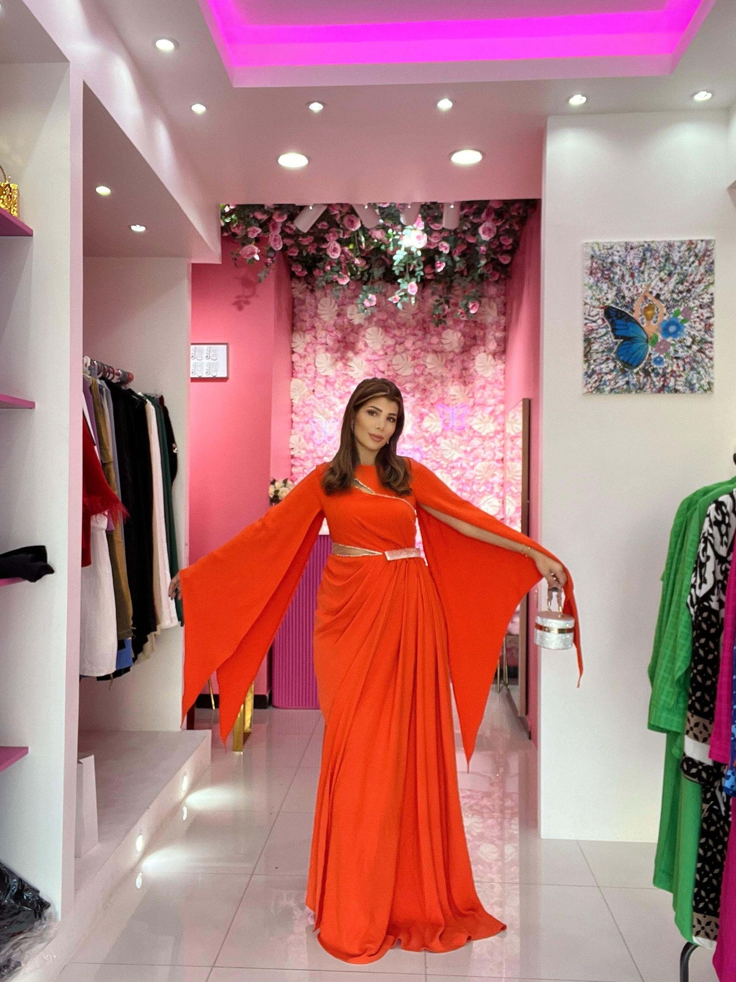 Silk Dress - le papillon boutique